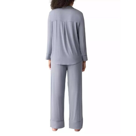 Sz XL new GapBody Women's Jersey Long-Sleeve Pajama Set - Solid Grey - Picture 2 of 4